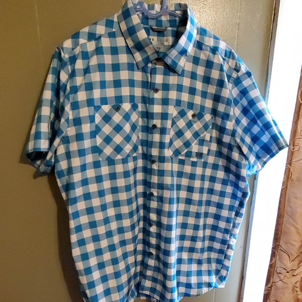 Mens Under Armour Button Up